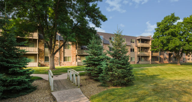 Valley Manor exterior with bridge