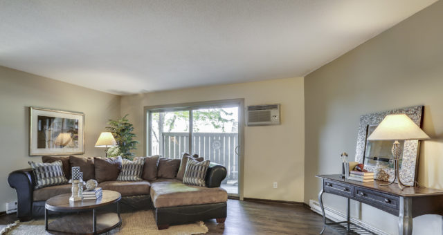 Valley Manor Interior Living Room out to deck