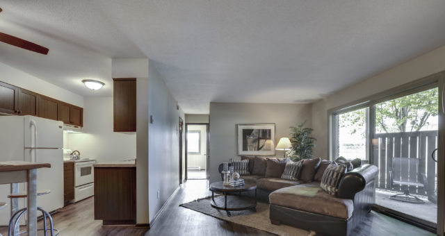 Valley Manor Interior Living Room and Kitchen